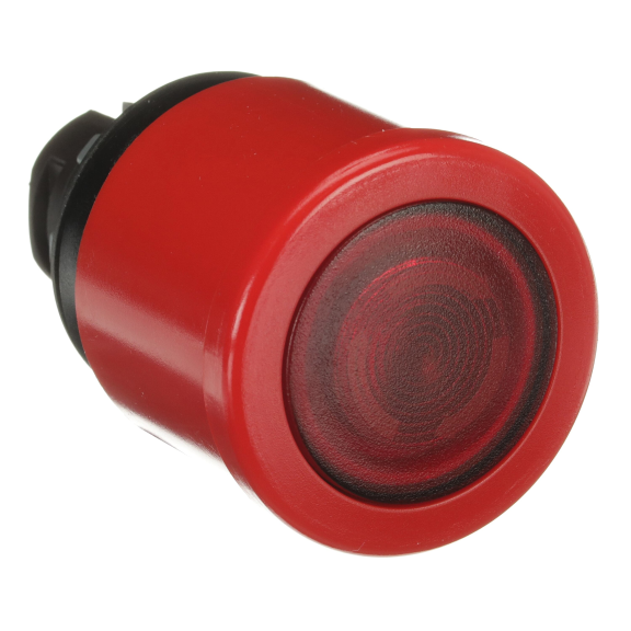 ABB 1SFA611510R1101, MPET4-10R, Plastik Seri, Kırmızı, 40mm Işıklı Acil Stop Buton Kafası, 22mm