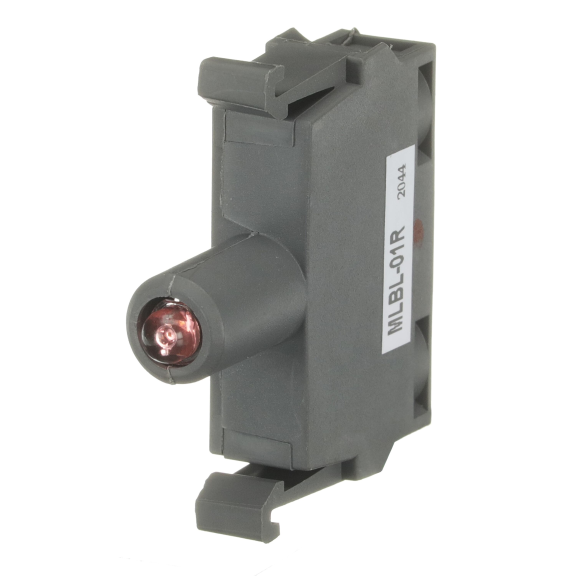 ABB 1SFA611621R1011, MLBL-01R, Plastik Seri Işıklı Butonlar ve Sinyal Lambaları için LED Bloğu, Kırmızı, 24 Volt AC/DC