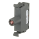ABB 1SFA611621R1011, MLBL-01R, Plastik Seri Işıklı Butonlar ve Sinyal Lambaları için LED Bloğu, Kırmızı, 24 Volt AC/DC