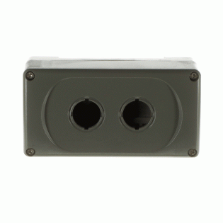 ABB 1SFA611812R1000, MEP2-0, 2 Adet 22mm Buton için Boş Buton Kutusu, Açık Gri/Koyu Gri