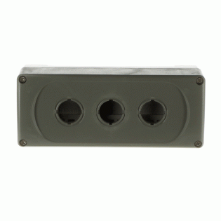 ABB 1SFA611813R1000, MEP3-0, 3 Adet 22mm Buton için Boş Buton Kutusu, Açık Gri/Koyu Gri