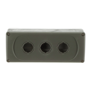 ABB 1SFA611813R1000, MEP3-0, 3 Adet 22mm Buton için Boş Buton Kutusu, Açık Gri/Koyu Gri