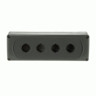 ABB 1SFA611814R1000, MEP4-0, 4 Adet 22mm Buton için Boş Buton Kutusu, Açık Gri/Koyu Gri