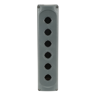 ABB 1SFA611816R1000, MEP6-0, 6 Adet 22mm Buton için Boş Buton Kutusu, Açık Gri/Koyu Gri
