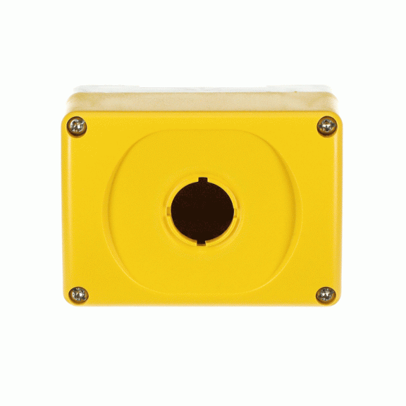 ABB 1SFA611821R1000, MEPY1-0, 1 Adet 22mm Buton için Boş Buton Kutusu, Açık Gri/Sarı