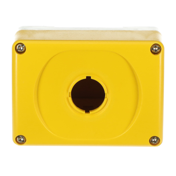 ABB 1SFA611821R1000, MEPY1-0, 1 Adet 22mm Buton için Boş Buton Kutusu, Açık Gri/Sarı