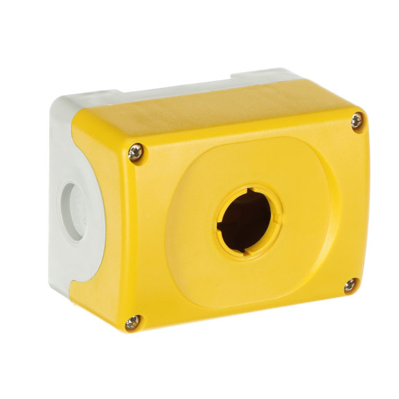 ABB 1SFA611821R1000, MEPY1-0, 1 Adet 22mm Buton için Boş Buton Kutusu, Açık Gri/Sarı