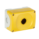 ABB 1SFA611821R1000, MEPY1-0, 1 Adet 22mm Buton için Boş Buton Kutusu, Açık Gri/Sarı