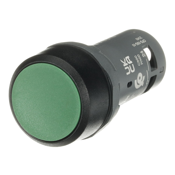 ABB 1SFA619101R1012, CP2-10G-10, Kompakt Seri, Yeşil, Monoblok Kalıcı Buton, 1NA, 22mm