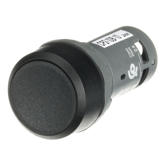 ABB 1SFA619101R1016, CP2-10B-10, Kompakt Seri, Siyah, Monoblok Kalıcı Buton, 1NA, 22mm
