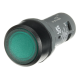 ABB 1SFA619101R1112, CP2-11G-10, Kompakt Seri, Yeşil, Monoblok Işıklı Kalıcı Düz Kafalı Buton, 24 Volt AC/DC, 1NA, 22mm