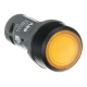 ABB 1SFA619101R1113, CP2-11Y-10, Kompakt Seri, Sarı, Monoblok Işıklı Kalıcı Düz Kafalı Buton, 24 Volt AC/DC, 1NA, 22mm