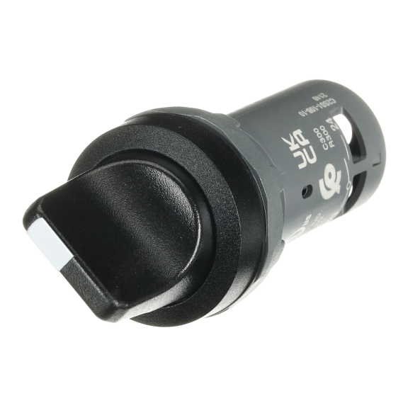 ABB 1SFA619200R1016, C2SS1-10B-10, Kompakt Seri, Siyah, Monoblok Mandal Buton, 0-1 Konumlu, Kalıcı, 1NA, 22mm