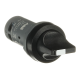 ABB 1SFA619210R1026, C3SS1-10B-20, Kompakt Seri, Siyah, Monoblok Mandal Buton, 1-0-2 Konumlu, Kalıcı, 2NA, 22mm