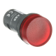 ABB 1SFA619402R1001, CL-100R, Kompakt Seri, Kırmızı, Monoblok Sinyal Lambası, Ampülsüz, 22mm