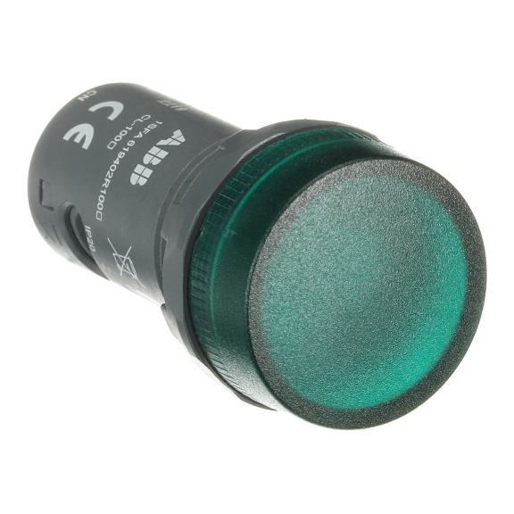ABB 1SFA619402R1002, CL-100G, Kompakt Seri, Yeşil, Monoblok Sinyal Lambası, Ampülsüz, 22mm
