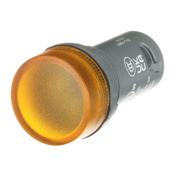 ABB 1SFA619402R1003, CL-100Y, Kompakt Seri, Sarı, Monoblok Sinyal Lambası, Ampülsüz, 22mm