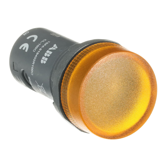 ABB 1SFA619402R1003, CL-100Y, Kompakt Seri, Sarı, Monoblok Sinyal Lambası, Ampülsüz, 22mm