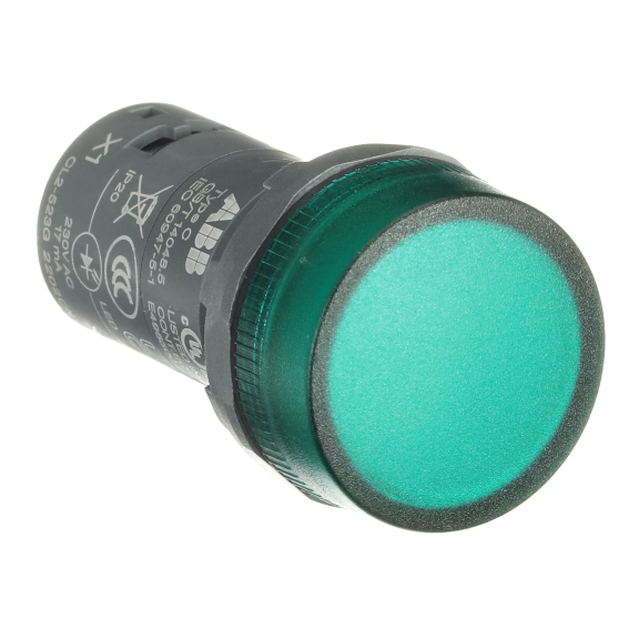 ABB 1SFA619403R5232, CL2-523G, Kompakt Seri, Yeşil, Monoblok Sinyal Lambası, 230 Volt AC, 22mm