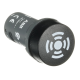 ABB 1SFA619600R6206, CB1-620B, Siyah, Sürekli Buzzer, 24 Volt AC/DC, 22mm