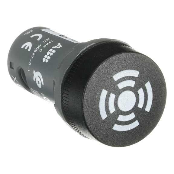 ABB 1SFA619600R6336, CB1-633B, Siyah, Darbeli Buzzer, 230 Volt AC, 22mm