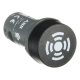 ABB 1SFA619600R6336, CB1-633B, Siyah, Darbeli Buzzer, 230 Volt AC, 22mm