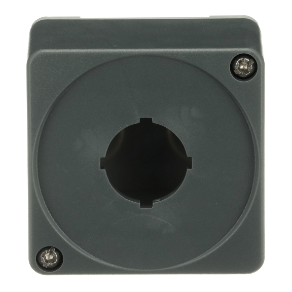 ABB 1SFA619811R1000, CEP1-0, 1 Adet 22mm Acil Stop Butonu için Boş Buton Kutusu, Açık Gri/Koyu Gri