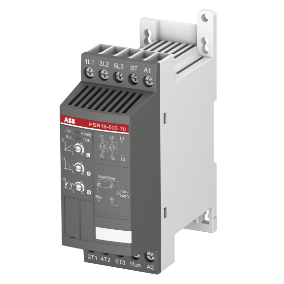ABB 1SFA896107R7000, PSR16-600-70, PSR Serisi, 7.5 kW, 16 Amper, Yumuşak Yolverici(SoftStarter)