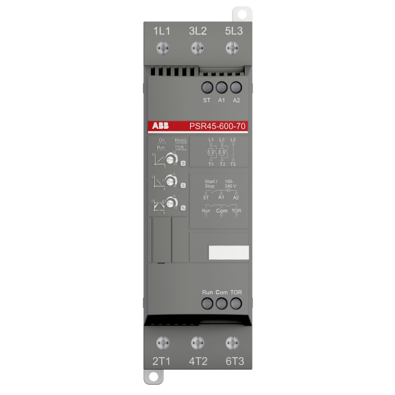 ABB 1SFA896111R7000, PSR45-600-70, PSR Serisi, 22 kW, 45 Amper, Yumuşak Yolverici(SoftStarter)