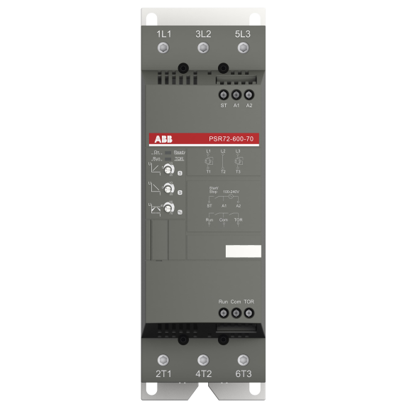 ABB 1SFA896113R7000, PSR72-600-70, PSR Serisi, 37 kW, 72 Amper, Yumuşak Yolverici(SoftStarter)