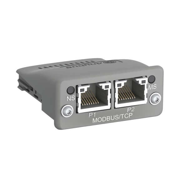 ABB 1SFA899300R1008, AB-MODBUS-TCP-2, PSTX Serisi, Yumuşak Yolvericiler için Modbus/TCP Haberleşme Modülü