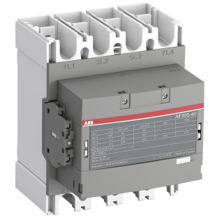 ABB 1SFL587102R1111, AF305-40-11, AF Serisi, 305 Amper AC-3, 500 Amper AC-1, 4 Kutuplu, Kontaktör, 24-60 Volt AC/DC, 1NA+1NK