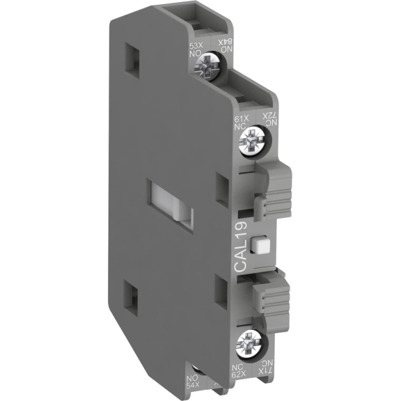 ABB 1SFN010820R3311, CAL19-11B, AF Serisi, AF116-AF370 Kontatörler İçin Yana Geçmeli Tip Yardımcı Kontak Blok, 1NA+1NK