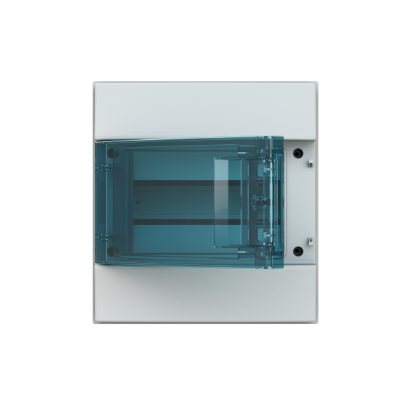 ABB 1SL1201A00, MISTRAL65, 8 Modül, Şeffaf Kapaklı, Halojen Free, Sıvaüstü Sigorta Kutusu, 232x250x154mm