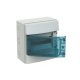 ABB 1SL1201A00, MISTRAL65, 8 Modül, Şeffaf Kapaklı, Halojen Free, Sıvaüstü Sigorta Kutusu, 232x250x154mm