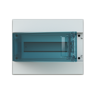 ABB 1SL1202A00, MISTRAL65, 12 Modül, Şeffaf Kapaklı, Halojen Free, Sıvaüstü Sigorta Kutusu, 320x250x155mm