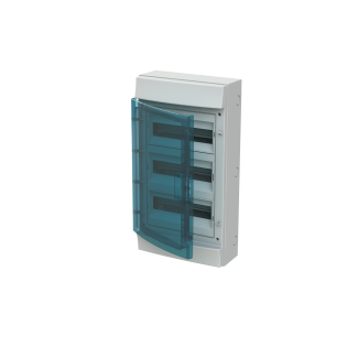 ABB 1SL1206A00, MISTRAL65, 36 Modül,  3 Sıralı, Şeffaf Kapaklı, Halojen Free, Sıvaüstü Sigorta Kutusu, 320x600x155mm