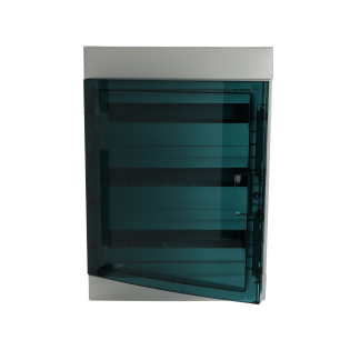 ABB 1SL1208A00, MISTRAL65, 54 Modül,  3 Sıralı, Şeffaf Kapaklı, Halojen Free, Sıvaüstü Sigorta Kutusu, 430x600x155mm
