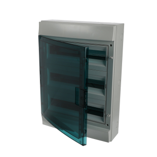 ABB 1SL1208A00, MISTRAL65, 54 Modül,  3 Sıralı, Şeffaf Kapaklı, Halojen Free, Sıvaüstü Sigorta Kutusu, 430x600x155mm