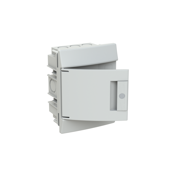 ABB 1SLM004100A1100, MISTRAL41F, 4 Modül, Beyaz Opak Kapaklı, Halojen Free, Sıvaaltı Sigorta Kutusu, 152x202x105mm