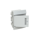 ABB 1SLM004100A1100, MISTRAL41F, 4 Modül, Beyaz Opak Kapaklı, Halojen Free, Sıvaaltı Sigorta Kutusu, 152x202x105mm