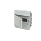 ABB 1SLM004100A1102, MISTRAL41F, 8 Modül, Beyaz Opak Kapaklı, Halojen Free, Sıvaaltı Sigorta Kutusu, 232x250x108mm