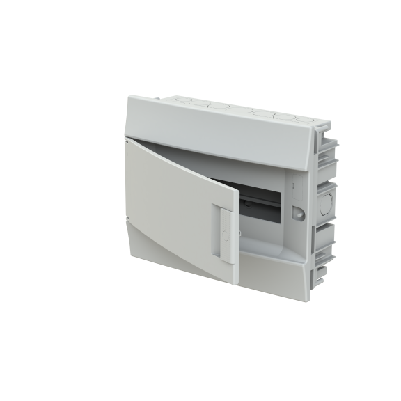 ABB 1SLM004100A1103, MISTRAL41F, 12 Modül, Beyaz Opak Kapaklı, Halojen Free, Sıvaaltı Sigorta Kutusu, 320x250x108mm
