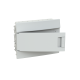 ABB 1SLM004100A1103, MISTRAL41F, 12 Modül, Beyaz Opak Kapaklı, Halojen Free, Sıvaaltı Sigorta Kutusu, 320x250x108mm