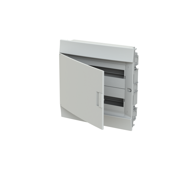 ABB 1SLM004100A1106, MISTRAL41F, 36 Modül, 2 Sıralı, Beyaz Opak Kapaklı, Halojen Free, Sıvaaltı Sigorta Kutusu, 430x435x108mm