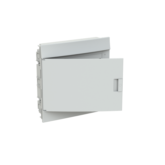 ABB 1SLM004100A1106, MISTRAL41F, 36 Modül, 2 Sıralı, Beyaz Opak Kapaklı, Halojen Free, Sıvaaltı Sigorta Kutusu, 430x435x108mm