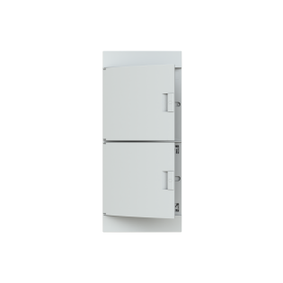 ABB 1SLM004100A1108, MISTRAL41F, 48 Modül, 4 Sıralı, Beyaz Opak Kapaklı, Halojen Free, Sıvaaltı Sigorta Kutusu, 320x735x108mm