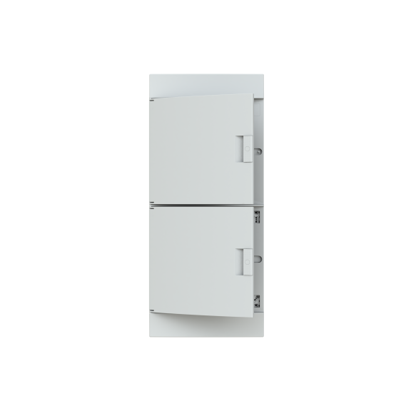 ABB 1SLM004100A1108, MISTRAL41F, 48 Modül, 4 Sıralı, Beyaz Opak Kapaklı, Halojen Free, Sıvaaltı Sigorta Kutusu, 320x735x108mm