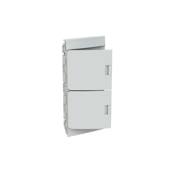 ABB 1SLM004100A1108, MISTRAL41F, 48 Modül, 4 Sıralı, Beyaz Opak Kapaklı, Halojen Free, Sıvaaltı Sigorta Kutusu, 320x735x108mm