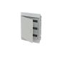ABB 1SLM004100A1109, MISTRAL41F, 54 Modül, 3 Sıralı, Beyaz Opak Kapaklı, Halojen Free, Sıvaaltı Sigorta Kutusu, 430x600x128mm